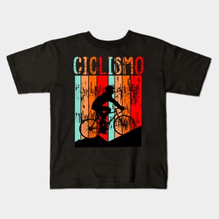 As Ciclismo Vintage Kids T-Shirt